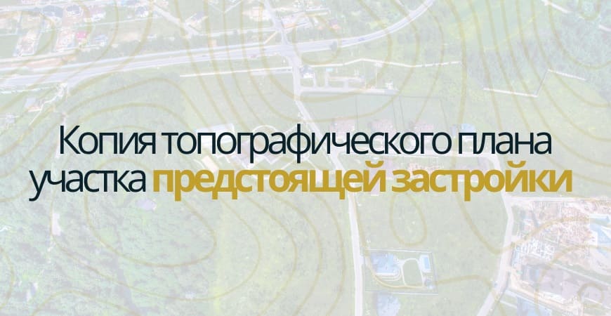 Копия топографического плана участка в Чапаевске