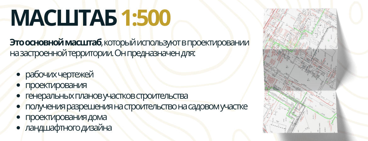 Масштаб топосъемки 1:500 в Чапаевске
